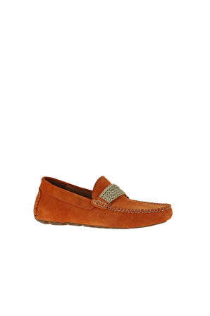 Bueno Shoes Turuncu Süet Erkek Loafer 05ms157