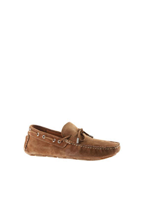 Bueno Shoes Taba Açık Süet Erkek Loafer 05ms2023