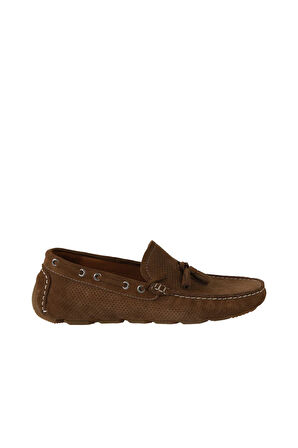 Bueno Shoes Kahverengi Açık Süet Erkek Loafer 05ms2024