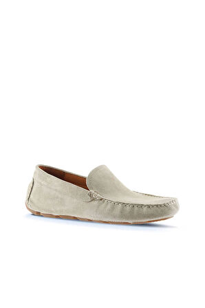 Bueno Shoes Bej Süet Erkek Loafer 05ms2022