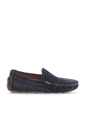 Bueno Shoes Lacivert Koyu Süet Erkek Loafer 05ms2022