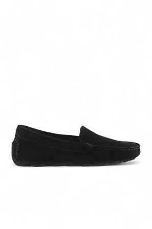 Bueno Shoes Siyah Süet Kadın Loafer 05ws230