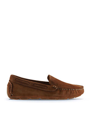 Bueno Shoes Taba Açık Süet Kadın Loafer 05ws230