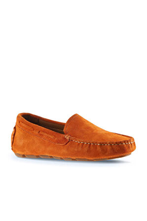 Bueno Shoes Turuncu Süet Kadın Loafer 05ws230