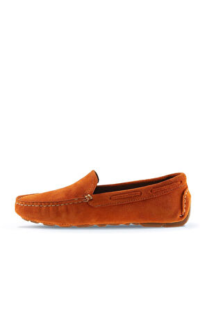 Bueno Shoes Turuncu Süet Kadın Loafer 05ws230