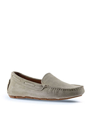 Bueno Shoes Bej Süet Kadın Loafer 05ws230