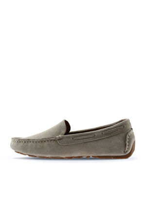 Bueno Shoes Bej Süet Kadın Loafer 05ws230