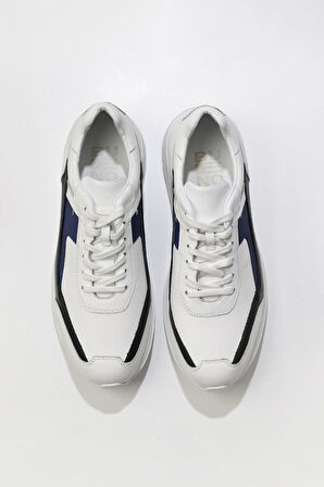 Bueno Shoes Beyaz Multi Deri Erkek Spor Ayakkabı 03m11645