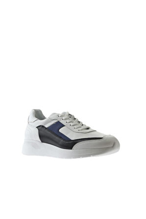 Bueno Shoes Beyaz Multi Deri Erkek Spor Ayakkabı 03m11645