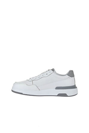 Bueno Shoes Beyaz Gri Napa Deri Erkek Spor Ayakkabı 03m28004