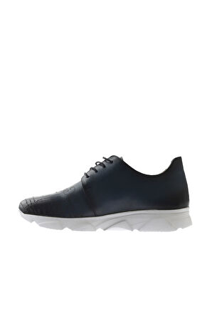 Bueno Shoes Lacivert Deri Erkek Spor Ayakkabı 04m5386