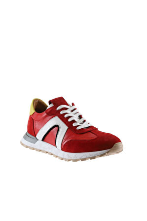 Bueno Shoes Kırmızı Multi Deri Erkek Spor Ayakkabı 04m6071