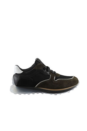 Bueno Shoes Yeşil Multi Deri Erkek Spor Ayakkabı 04m6324