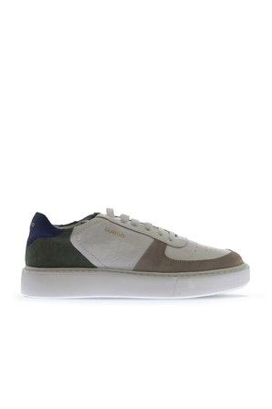 Bueno Shoes Beyaz Bej Deri-süet Erkek Spor Ayakkabı 01mu10405