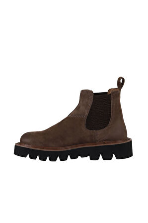 Bueno Shoes Kahverengi Nubuk Kadın Düz Bot 01wv10200
