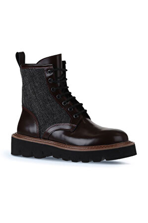 Bueno Shoes Bordo Açma Deri Kadın Düz Bot 01wv10201