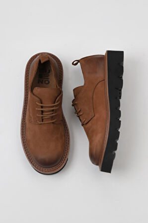 Bueno Shoes Taba Nubuk Kadın Klasik Ayakkabı 01wv10208