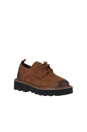 Bueno Shoes Taba Nubuk Kadın Klasik Ayakkabı 01wv10208