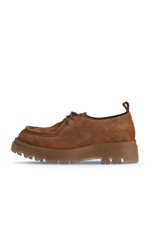 Bueno Shoes Taba Açık Süet Kadın Klasik Ayakkabı 01wv1503