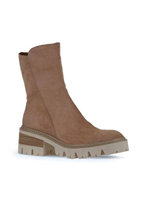 Bueno Shoes Pudra Süet Kadın Topuklu Bot 01wv3303