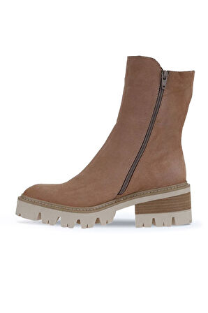 Bueno Shoes Pudra Süet Kadın Topuklu Bot 01wv3303