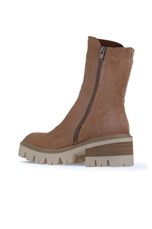 Bueno Shoes Pudra Süet Kadın Topuklu Bot 01wv3303