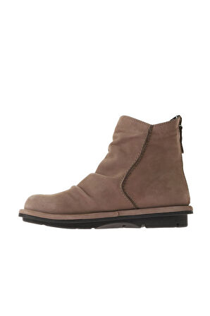 Bueno Shoes Bej Nubuk Kadın Düz Bot 01wv7503