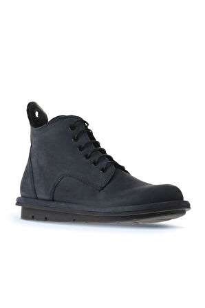 Bueno Shoes Mavi Nubuk Kadın Düz Bot 01wv7504