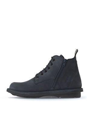 Bueno Shoes Mavi Nubuk Kadın Düz Bot 01wv7504