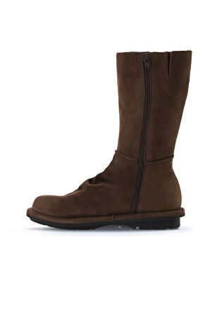 Bueno Shoes Kahverengi Nubuk Kadın Düz Bot 01wv7507