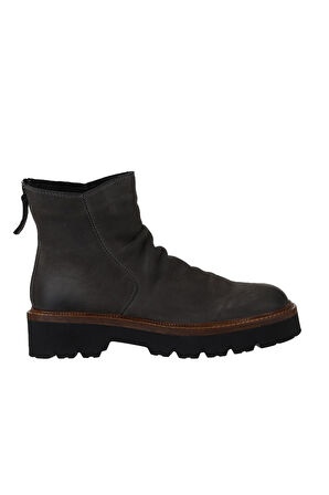 Bueno Shoes Gri Koyu Nubuk Kadın Düz Bot 01wv9900