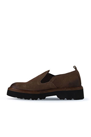 Bueno Shoes Kahverengi Nubuk Kadın Klasik Ayakkabı 01wv9903