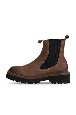 Bueno Shoes Kahverengi Nubuk Kadın Düz Bot 01wv9905