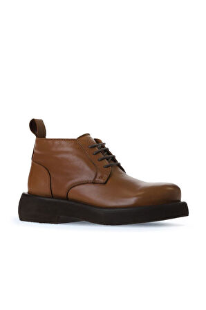 Bueno Shoes Taba Deri Kadın Düz Bot 01wt0503