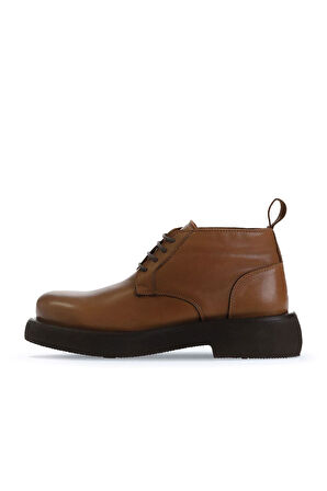 Bueno Shoes Taba Deri Kadın Düz Bot 01wt0503