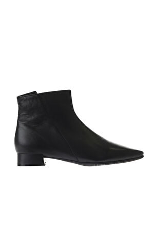 Bueno Shoes Siyah Deri Kadın Düz Bot 01wr3000