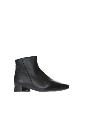 Bueno Shoes Siyah Deri Kadın Düz Bot 01wr3000