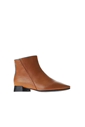 Bueno Shoes Taba Deri Kadın Düz Bot 01wr3000