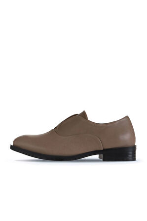 Bueno Shoes Gri Deri Kadın Düz Ayakkabı 01wt2400