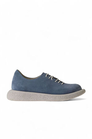 Bueno Shoes Mavi Süet Kadın Spor Ayakkabı 01wu8901