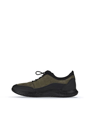 Bueno Shoes Siyah Trek-haki Dante Deri Erkek Spor Ayakkabı 07m06908446