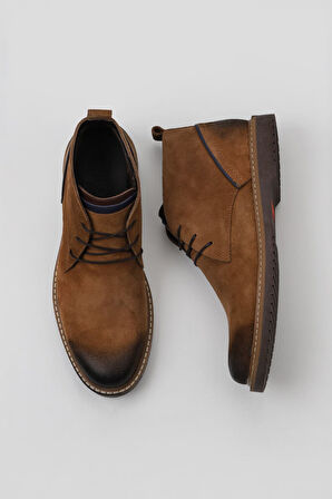 Bueno Shoes Taba Süet Erkek Bot 07m07012509