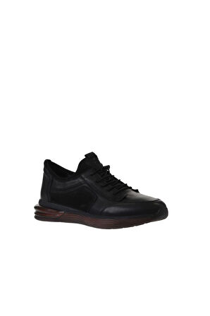Bueno Shoes Siyah Messi Deri Erkek Spor Ayakkabı 07m07341919