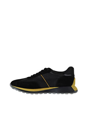 Bueno Shoes Siyah Süet-atlas Sr Deri Erkek Spor Ayakkabı 07m13852220