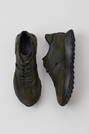 Bueno Shoes Haki Süet-mat Deri Erkek Spor Ayakkabı 07m13852220