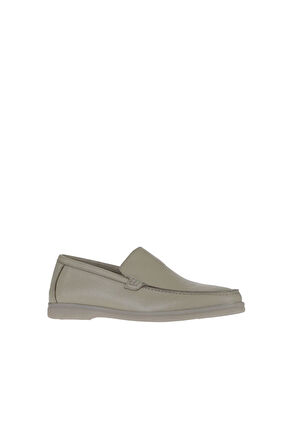 Bueno Shoes Bej Flotter Deri Erkek Loafer 05ms102