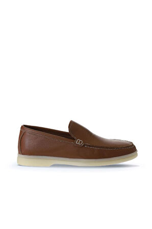 Bueno Shoes Taba Flotter Deri Kadın Loafer 05ws102