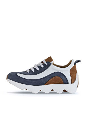 Bueno Shoes Mavi Multi Deri Kadın Spor Ayakkabı 01wv11200