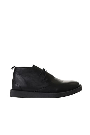 Bueno Shoes Siyah Deri Kadın Düz Bot 01wv9700