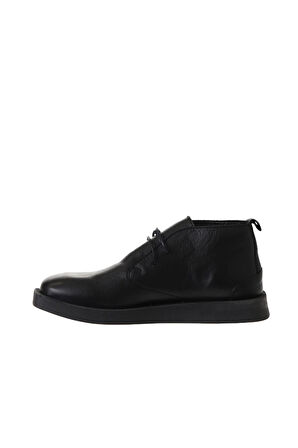 Bueno Shoes Siyah Deri Kadın Düz Bot 01wv9700